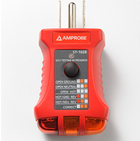 เครื่องทดสอบเต้ารับไฟฟ้า Amprobe ST-102B ของแท้ใหม่เอี่ยม พร้อม GFCI - Product Image 4