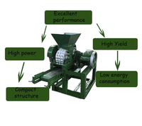 Briquette mécanique de granule du mineur puissant de presse de boule de machine de briquettes d'oie de contrôle hydraulique