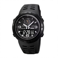 Jam Tangan Olahraga Pria Multifungsi SKMEI 1251 12/24 Jam LED Digital Tahan Air Kronograf Jam Tangan Mewah Fashion