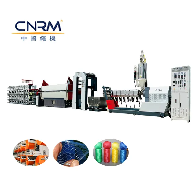 Small-Scale Polypropylene Plastic Pp Twine Making Machine Line For Making Of Agriculture Tomato Baler Twine Polypropylene Garden