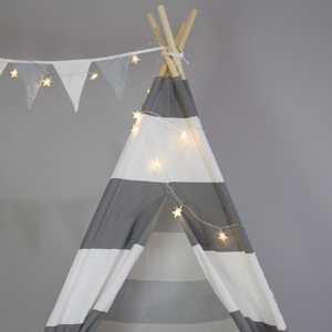 Tente <span class=keywords><strong>Tipi</strong></span> d'été en toile de coton biologique 240 g/m² pour enfants, <span class=keywords><strong>avec</strong></span> structure en pin 120x120 cm, une chambre, <span class=keywords><strong>matelas</strong></span> rembourré antidérapant – Vente en gros - Product Image 5