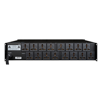 DB-1602 Séquenceur d'alimentation 18 prises Conditionneur 6000W Montage en rack Contrôleur d'alimentation numérique audio professionnel Régulateur