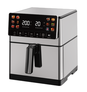 หม้อทอดไร้น้ำมัน Newle 8 ลิตร สเตนเลสสตีลทั้งใบ พร้อมหน้าจอดิจิตอลอัจฉริยะ หม้อเคลือบสารกันติด ไม่ใช้น้ำมัน ใช้กับเตาอบได้ เหมาะสำหรับโรงแรม - Product Image 2