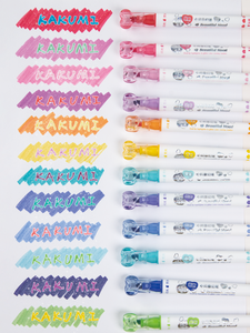 Surligneurs à double pointe empilables de grande capacité, couleur pastel, 12 couleurs, surligneurs respectueux des yeux - Product Image 2