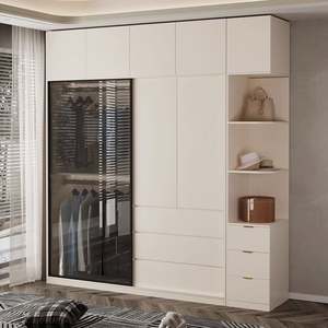 Modern Armoire Chambre Closet Systems Organizers Closet <b>Shelves</b> Wardrobe Organizer for <b>Clothes</b> Luxury Bedroom Sets Furniture - Product Image 2