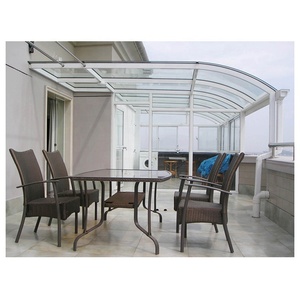 Marque Nouveau Polycarbonate Porte Fenêtre Auvent Patio Toit En Aluminium <span class=keywords><strong>Pare</strong></span>-<span class=keywords><strong>Soleil</strong></span> Abri - Product Image 4