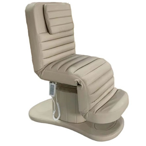 Nueva Camilla de Masaje Eléctrica Ajustable de Color Beige para Salón de Belleza, Spa Facial, con Certificación CE - Product Image 4