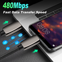 Câble USB C multifonction 240W Type C câble USB compatible avec PD100W câble de charge de synchronisation de données