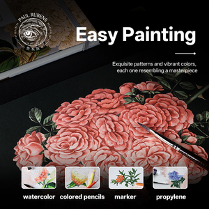 Carnet <span class=keywords><strong>à</strong></span> motifs floraux Rubens, aquarelle, <span class=keywords><strong>papier</strong></span> de peinture de haute qualité, écologique, pour artistes, <span class=keywords><strong>avec</strong></span> tailles personnalisées - Product Image 5