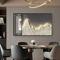 Tableau décoratif moderne et simple pour boîtier de compteur électrique, peinture en porcelaine cristalline, tableau mural pour boîtier de commutation ou de distribution