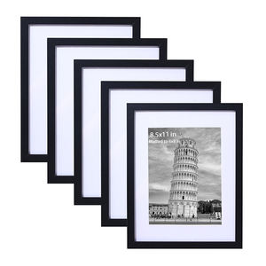 <span class=keywords><strong>Cadre</strong></span> photo classique A1 en bois massif MDF 8x10, moulures en <span class=keywords><strong>plastique</strong></span> imitation bois 50x70, moulures antiques DIY, finition argentée - Product Image 3