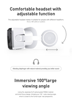 Boîte à lunettes 3D de réalité virtuelle VR Casque stéréo en carton VR pour IOS Android Smartphone Joystick sans fil à bascule
