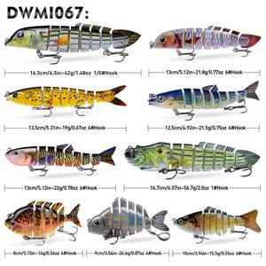 Ensemble <span class=keywords><strong>de</strong></span> leurres <span class=keywords><strong>de</strong></span> pêche multi-articulés SNEDA, leurres <span class=keywords><strong>d</strong></span>'appât artificiel réaliste avec action naturelle, kit <span class=keywords><strong>de</strong></span> leurres pour <span class=keywords><strong>eau</strong></span> salée avec minnow en plastique - Product Image 2