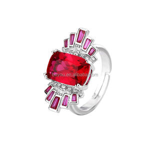 Red Delta Inspiration Chunky acrílico cubano gargantilla collar moda babero Collar cadena collar pendiente conjunto joyería para mujer - Product Image 6