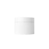 Pot cosmétique rond blanc vide de 50g, 100g, 200g, 300g, 500g pour crème de soin et poudre libre – Pot en plastique