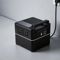 Estación de Energía Portátil de 300W con Celdas de Litio LiFePO4, Generador Solar Portátil para Camping