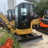Mini-pelleuse d'occasion CAT 302 d'origine japonaise, bien entretenue, à prix abordable, à vendre