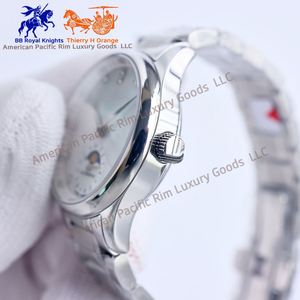 Moon PhasenQuartz <b>Watch</b> for Men Women Sleep Leather Steel Belt with Alloy Case Pointer Dial Display Customizable Logo Longiness. - Product Image 4