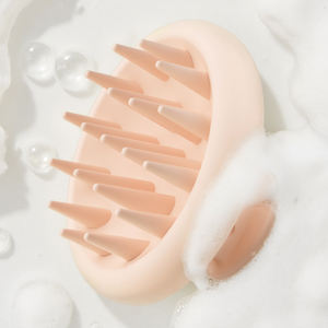 Brosse de massage en silicone pour le cuir chevelu et le corps, démangeaisons, nettoyage des racines, peigne de massage du cuir chevelu, brosse de bain - Product Image 2