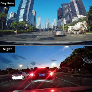 10 ''1080P IPS écran tactile voiture Stream Media Dashcam DVR voiture rétroviseur caméra de tableau de bord avec enregistreur vidéo à double objectif - Product Image 5