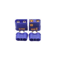 Conector Antichispas QS8-S 130A de Alta Corriente, 500V CC, IP5X, Enchufe QS para Vehículos Eléctricos, Drones y Baterías de Aeromodelismo
