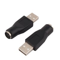 Adaptateur USB mâle vers PS2 femelle convertisseur connecteur USB pour PC vers PS 2 clavier souris