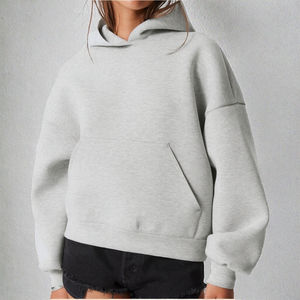 ODMOEM Sweat à capuche pour homme de haute qualité, personnalisé, à manches régulières, sans cordon, 100% coton, épais, imprimé sur mesure, coupe ajustée - Product Image 3