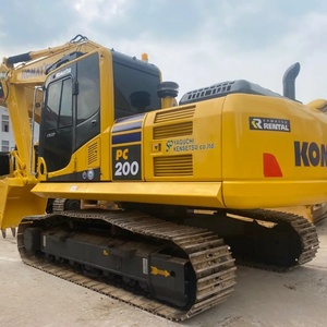 รถขุดตีนตะขาบ Komatsu PC200 มือสอง ราคาประหยัด รถขุดขนาดกลางอเนกประสงค์ ประสิทธิภาพสูง สำหรับงานดิน พร้อมเครื่องยนต์หลัก - Product Image 1