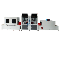 Máquina automática de serigrafía de contenedor de almacenamiento de bebidas de coca de 2 colores de alta velocidad