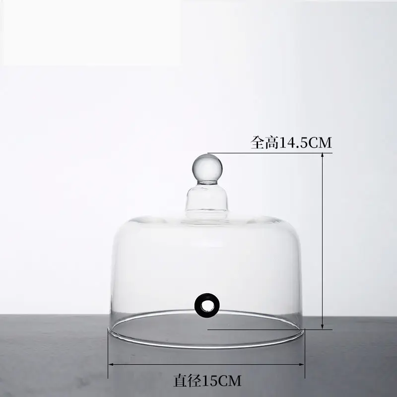 Easy To Clean Smoking Glass Cloche Dome Cover Used For Cocktails Smoke Gun Glass Cups Smoke Filler Accessories