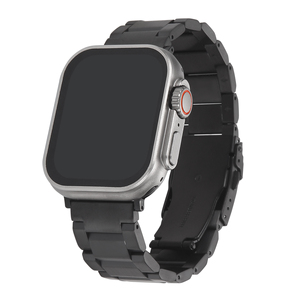 Cinturino per Smartwatch da Uomo in Titanio, Cinturino di Ricambio in Metallo di Lusso <span class=keywords><strong>Ultra</strong></span> Resistente per Orologio, 38/42mm - Product Image 2
