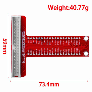 T-Type <strong>GPIO</strong> Breakout Expansion Board with 20cm FFC 40-<strong>Pin</strong> Ribbon Cable, Compatible for <strong>Raspberry</strong> <strong>Pi</strong> <strong>2</strong>/3 Model B/B+/A+ - Product Image 2