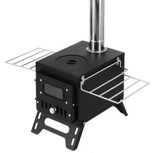 تصميم حديث قابل للطي في الهواء الطلق موقد حرق الأخشاب تركيب قائم بقائمة بذاتها للتخييم - Product Image 1