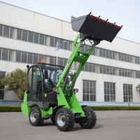 Mini-chargeuse frontale électrique multifonction 4x4, 800 kg, homologuée CE, machinerie chinoise avec système hydraulique complet