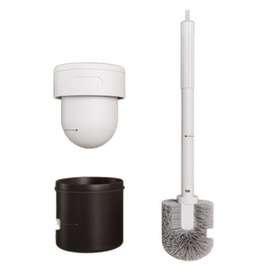 Toilet <b>Brush</b> With Drain Base Wall Mounted Long Handle <b>Round</b> Durable Easy To Clean Bathroom Cleaning Tool - Product Image 5