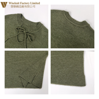 Ensembles de pulls Wiseknit Factory pour femmes, vente chaude, ensemble pantalon en tricot décontracté uni, ensemble deux pièces en tricot pour femmes, vêtements pour femmes