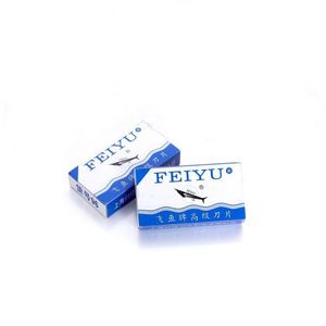 Lames de rasoir Feiyu Double Edge en acier au carbone, lot de 10, pour le rasage - Product Image 3