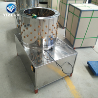 Plumeuse à poulet de qualité industrielle, capacité 12 volailles par lot, en acier inoxydable, équipement avicole