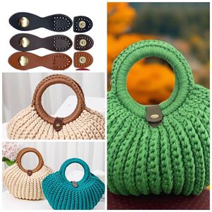 Accessoires de sac en cuir de <span class=keywords><strong>vachette</strong></span> véritable DIY Handmade 8-Shaped and Rourd-Shaped Buckle Locks - Product Image 6