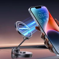 2024 baru 720 3D dudukan ponsel mobil Magnet putar dudukan telepon pintar Magnet dudukan telepon seluler mendukung GPS dudukan mobil untuk telepon genggam