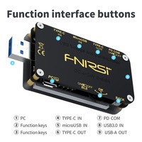 Testeur USB FNB48 PD avec déclencheur, voltmètre, ampèremètre, test de capacité et protocole de charge rapide QC4+ PD3.0 2.0 PPS