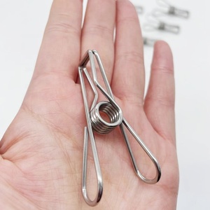 Épingles à vêtements en acier inoxydable 316, 50 pièces, chevilles à <span class=keywords><strong>linge</strong></span> durables, Clips utilitaires en fil métallique multi-usages pour la maison, la cuisine et les voyages en plein air - Product Image 3
