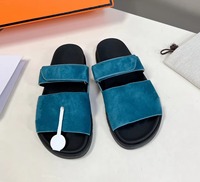 Sandales décontractées à talon haut pour femmes, style coréen, légères, respirantes, avec semelle extérieure en TPU et bride en PVC, pour intérieur/extérieur