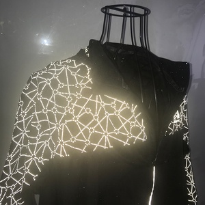 Thời Trang Tầm Nhìn Cao Cầu Vồng Vải Phản Quang Cho Quần Áo Thể Thao Ngoài Trời - Product Image 2