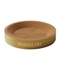 Miaolis Lit-griffoir pour chat en carton ondulé, durable, résistant à l'effraction, planche à griffer extra-large, sans assemblage