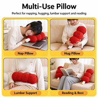 Commandes en gros OEM/ODM : Jouets en peluche Festifs en forme d'abricotier, Coussins longs et doux, Poupées en peluche promotionnelles.