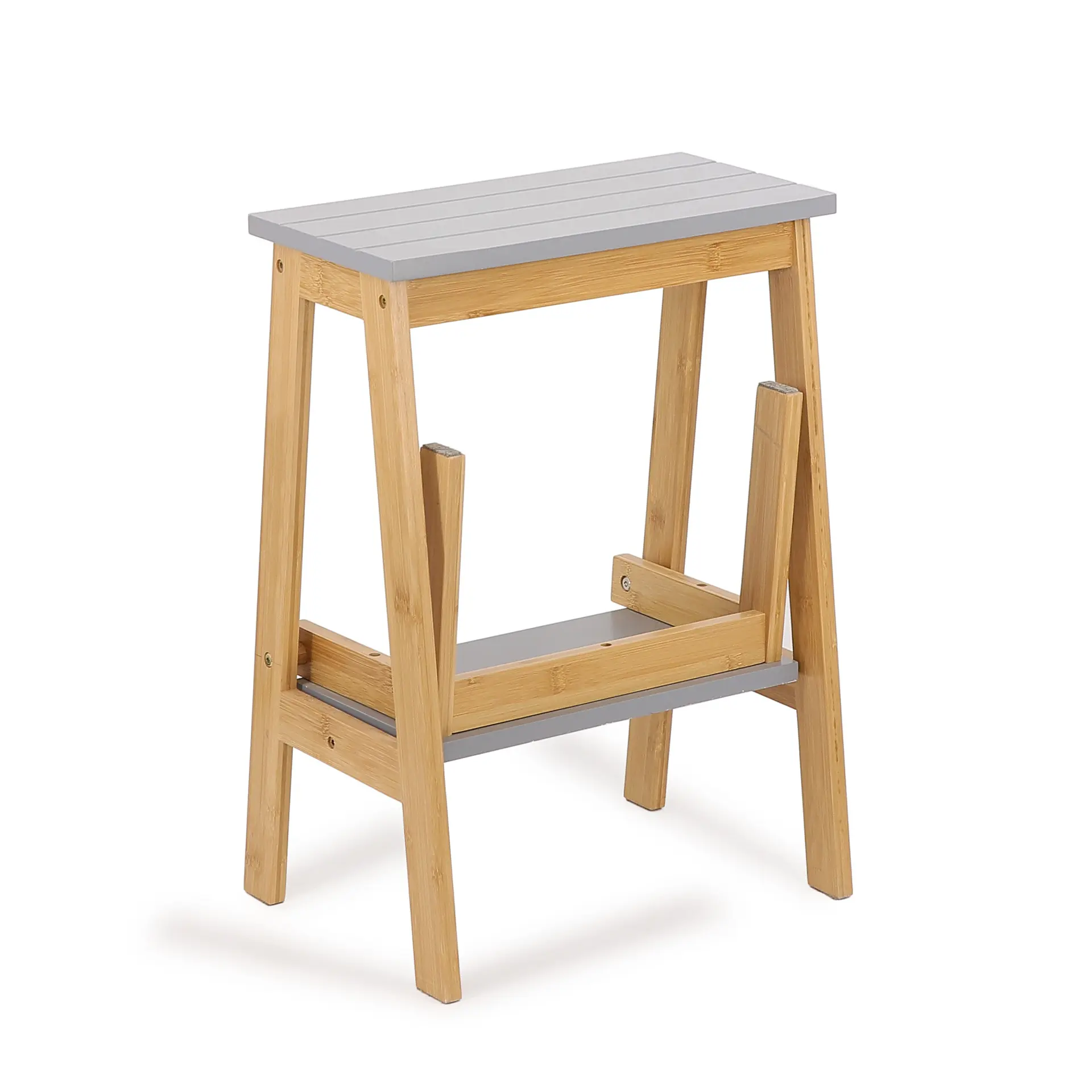 Verstrkter Bambus-Tritthocker Zweistufige Leiter Kletterhocker  Multifunktionaler Klappbarer Bambus-Leiterstuhl| Alibaba.com