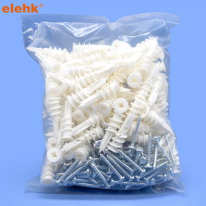 ELEHK Chevilles murales creuses <span class=keywords><strong>pour</strong></span> plaques de plâtre, chevilles murales avec <span class=keywords><strong>vis</strong></span> - Product Image 3