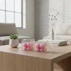 MUMHANE Bougies à effet bulles roses, 50 pièces - Product Image 1