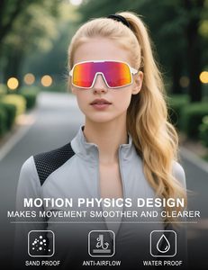 Gafas de Sol Deportivas Polarizadas Anti-UV con Lentes Intercambiables para Ciclismo, Bicicleta de Montaña, Gafas de Ciclismo Personalizadas - Product Image 3